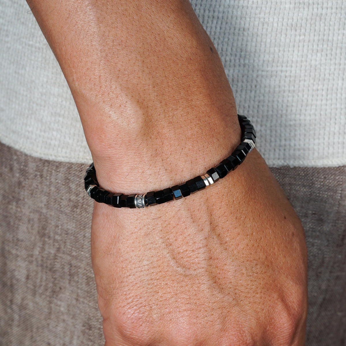 Verge Bracelet | Black Obsidian
